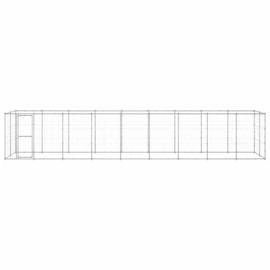 Perrera De Exterior De Acero Galvanizado 21,78 M²_0