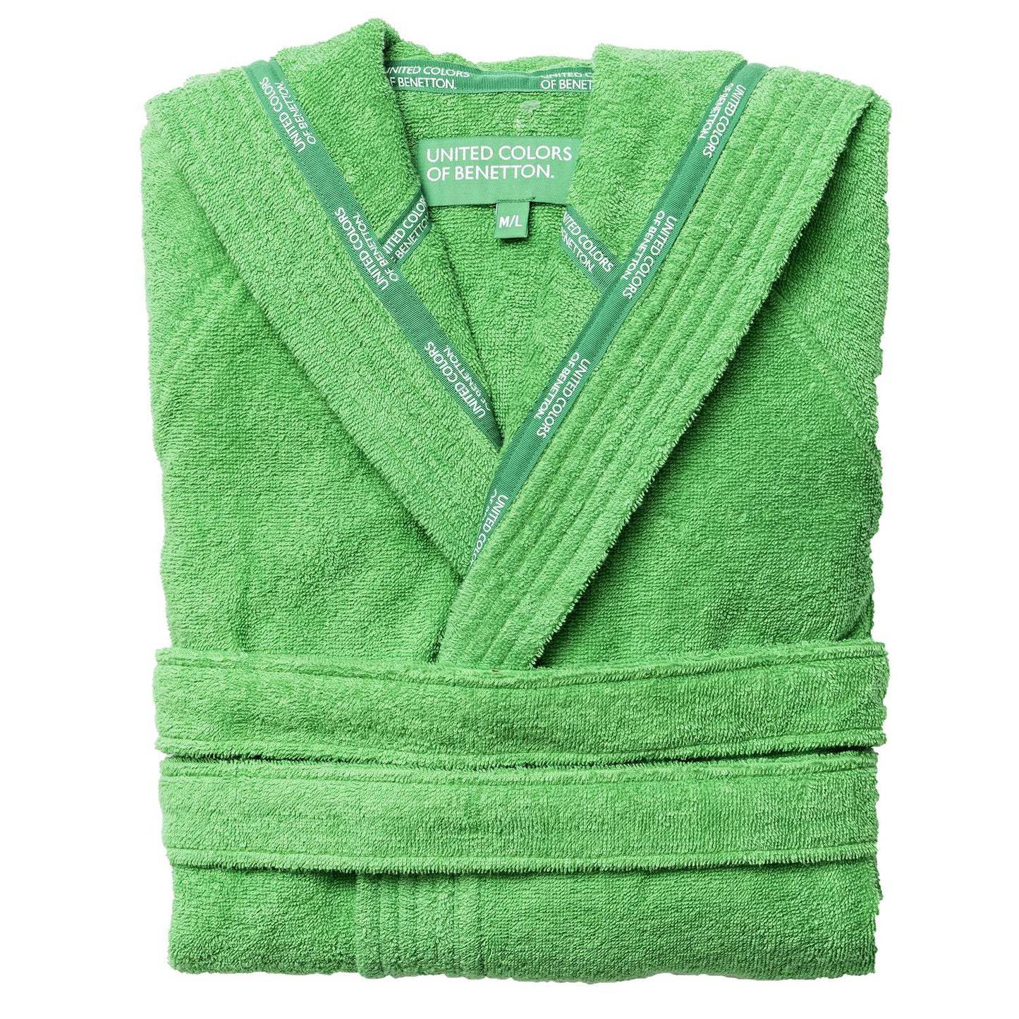 Albornoz Con Capucha L/xl 360gsm 100% Algodón Verde Rainbow