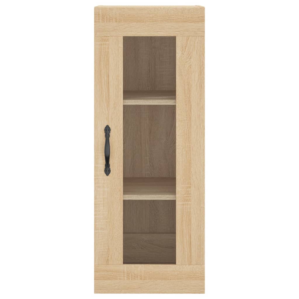 Armario De Pared Roble Sonoma 34,5x34x90 Cm / Vetonek_1