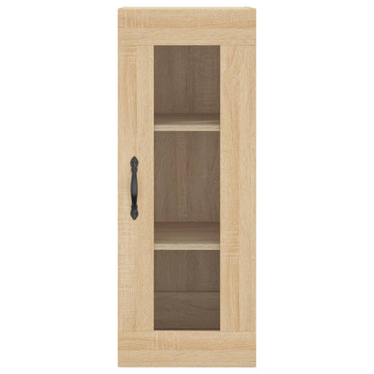 Armario De Pared Roble Sonoma 34,5x34x90 Cm / Vetonek_1