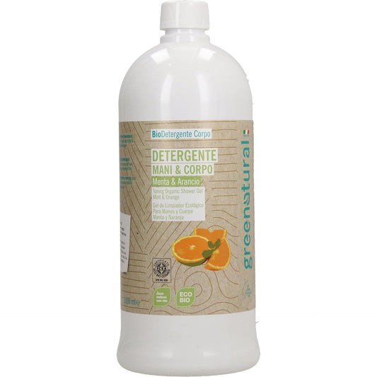 Sabonete Líquido para Mãos e Corpo Greenatural Menta e Laranja 1L