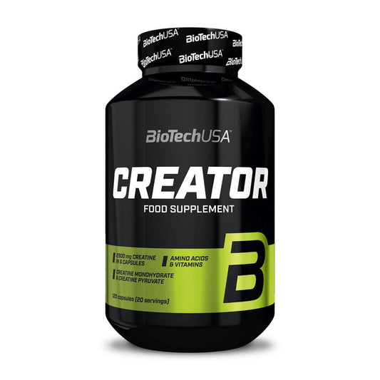 Creator - 120 Cápsulas - Creatina Monohidrato - Biotech Usa_0