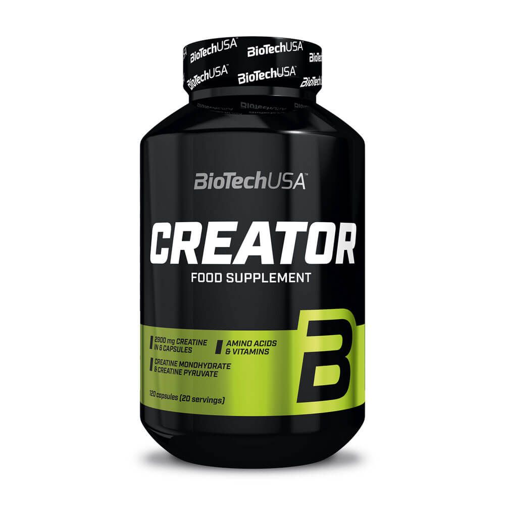 Creator - 120 Cápsulas - Creatina Monohidrato - Biotech Usa_0