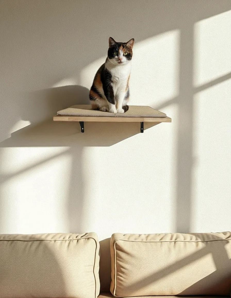 Estantería Para Gatos Ancla Con Plataforma De Descanso Y Rascador De Sisal Althea Living 40x25x11.5cm_3