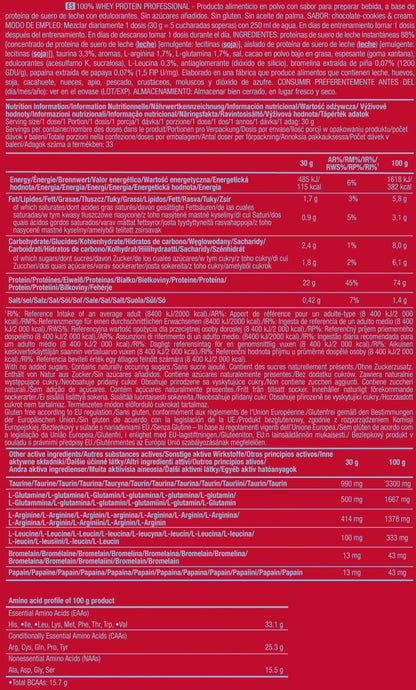 100% Whey Protein Professional - 1kg - Chocolate Con Cookies - Proteina De Suero Whey - Scitec Nutrition_5