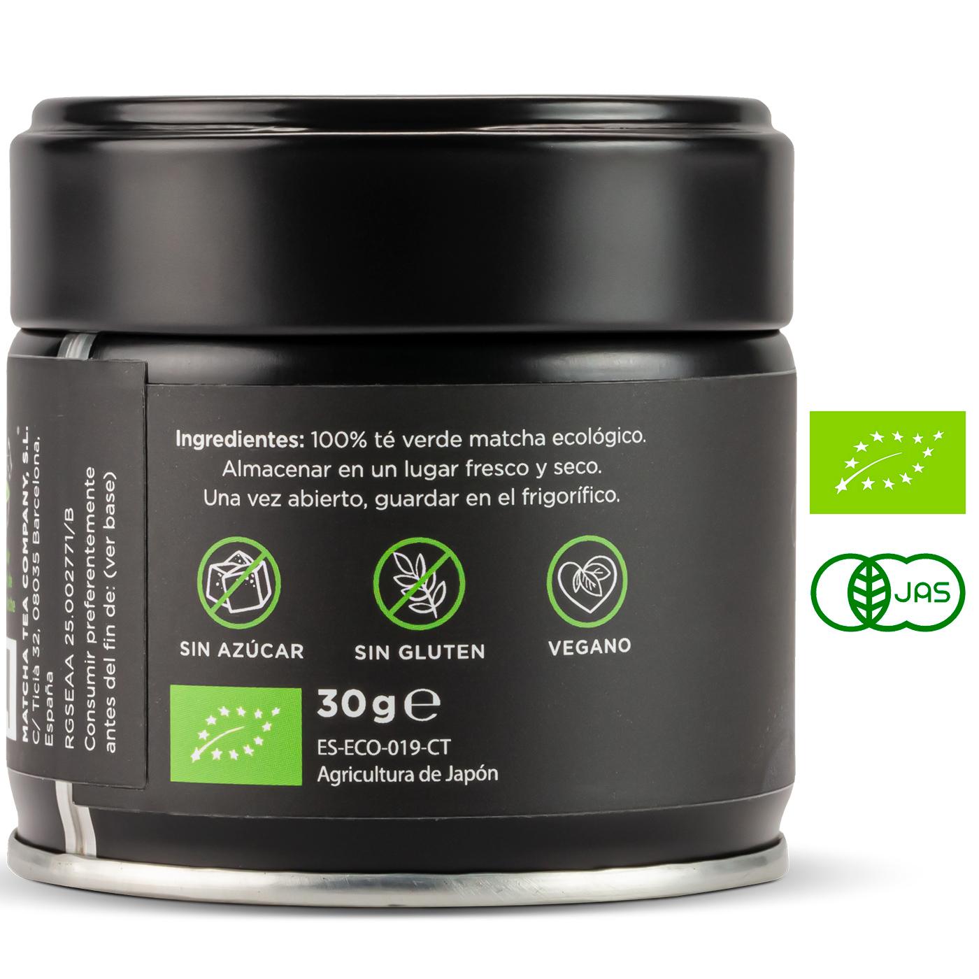 Chá Matcha Cerimonial Premium 100% biológico Matcha &amp; CO 80 g