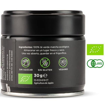 Chá Matcha Cerimonial Premium 100% biológico Matcha &amp; CO 80 g