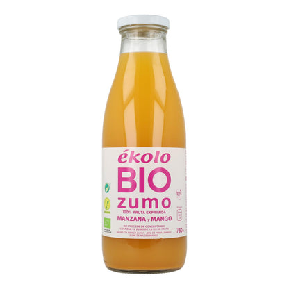 Ékolo 100% sumo natural de maçã e manga biológico espremido 750 ml