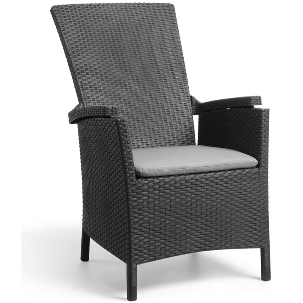 Keter Silla De Jardín Reclinable Vermont Grafito 238452_1