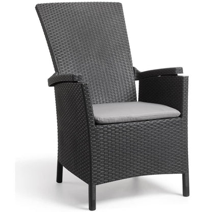 Keter Silla De Jardín Reclinable Vermont Grafito 238452_1