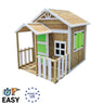 Casinha Infantil De Madera Por Painéis Masgames Olden Verde.