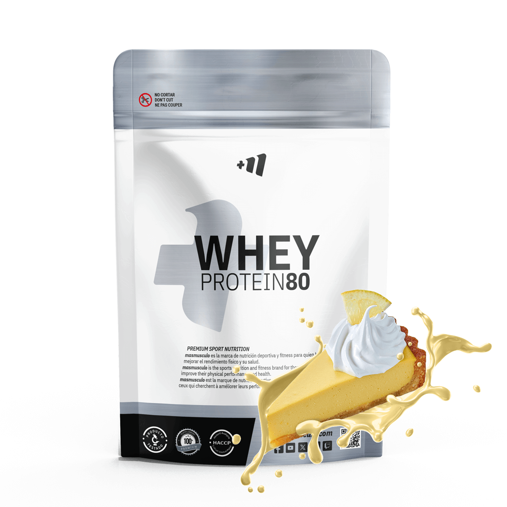 Whey Protein80 - 1kg - Pastel De Limón - Aumenta La Masa Muscular - Masmusculo_0