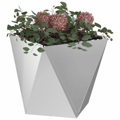 Jardinera Plateado 50 X 50 X 50 Cm Acero Galvanizado_2