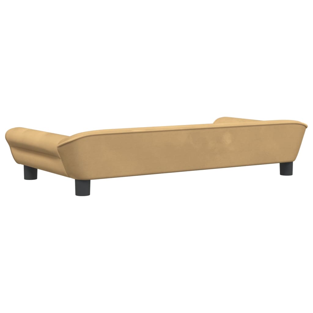 Cama Para Perros De Terciopelo Marrón 100x50x21 Cm / Vetonek_1