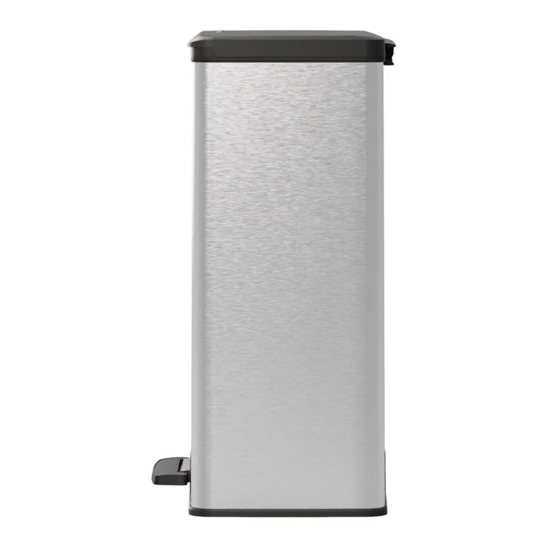 Curver Papelera De Pedal Doble Deco Plateado 26l+26l_5
