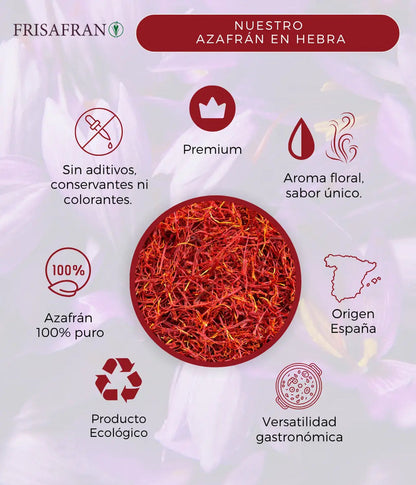 Azafrán En Hebra - Calidad Y Sabor | Frisafran 25 G_2