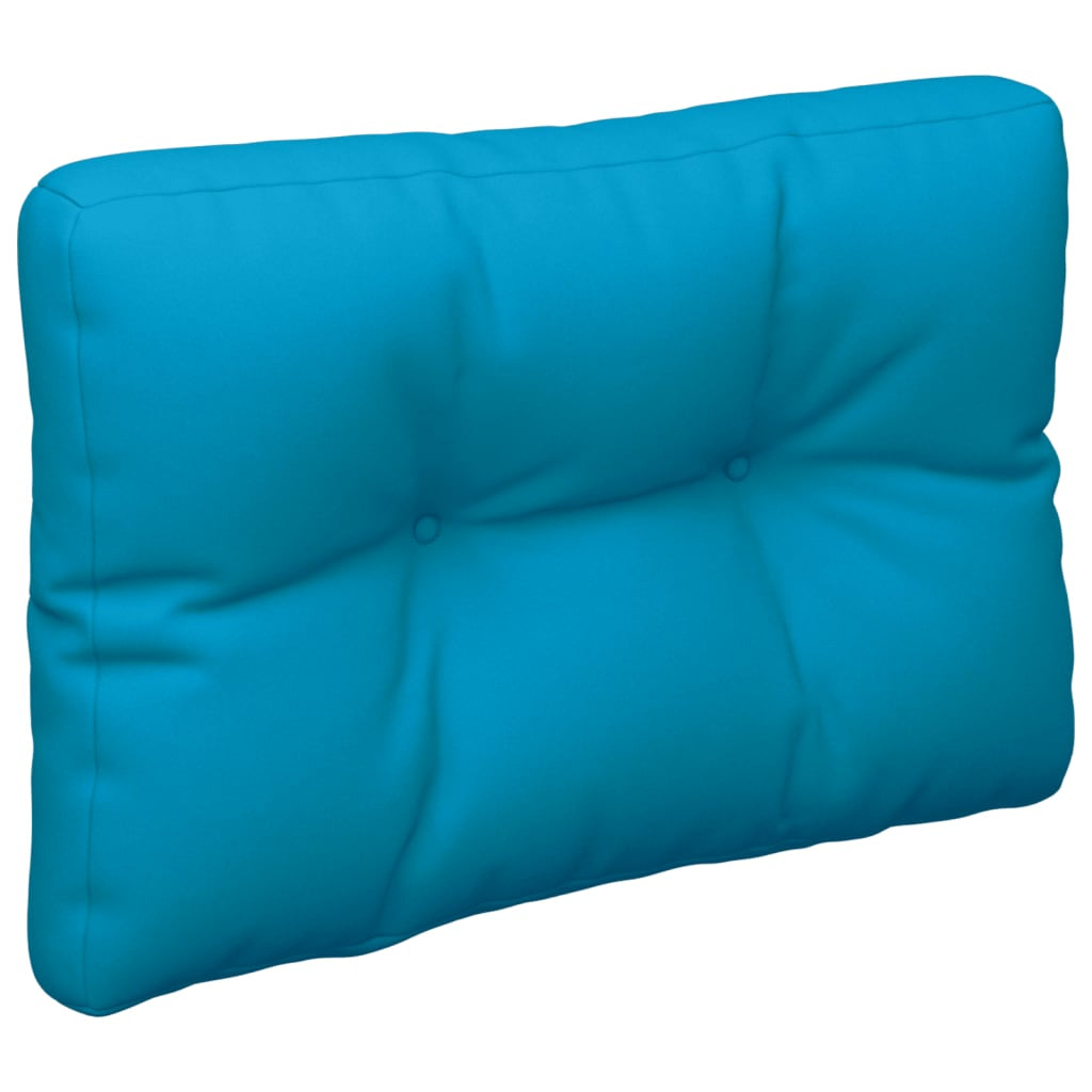 Vidaxl Cojín Para Sofá De Palets De Tela Azul 50x40x12 Cm_0