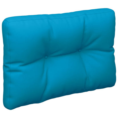 Vidaxl Cojín Para Sofá De Palets De Tela Azul 50x40x12 Cm_0