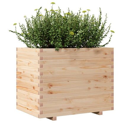 Jardinera Madera Maciza De Pino 90x60x72 Cm_3