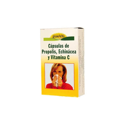 Cápsulas de Própolis, Vitamina C e Equinácea Granovita 75 cápsulas 
