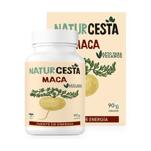 Maca, 90 cápsulas. 560 mg Naturcesta