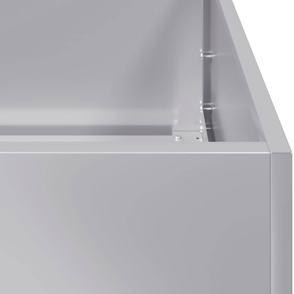 Jardinera 200x80x40 Cm De Acero Galvanizado_5