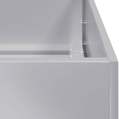 Jardinera 280x80x40 Cm De Acero Galvanizado_5