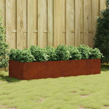 Jardinera Acero Corten 200x80x40 Cm_1