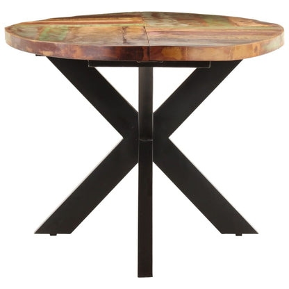 Mesa De Comedor De Madera Maciza Reciclada 240x100x75 Cm_1