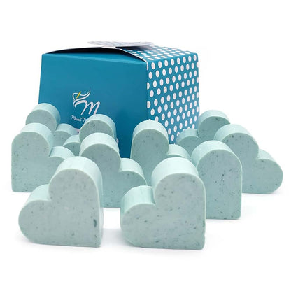 50 Jabones Aromáticos Con Forma De Corazón. Detalle Para Invitados De Eventos - Jabón Glicerina Con Aroma A Flor De Loto_3