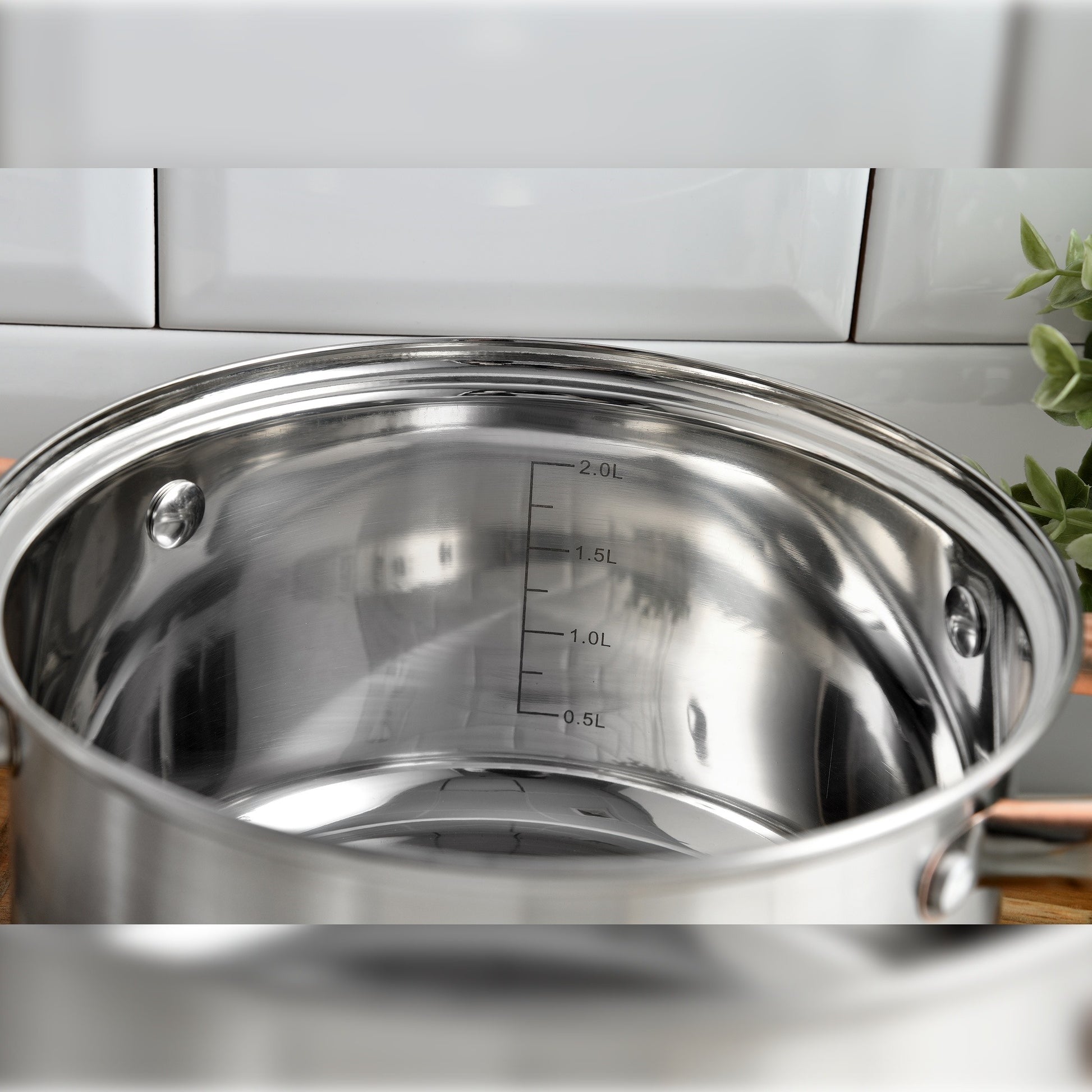 Bateria 5pc Acero Inoxidable Ø16ø18ø20, Aptas Para Inducción, Colección Onil