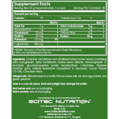 100% Whey Isolate 700 Gr Chocolate_1