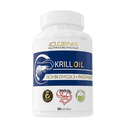 Krill Oil - 60 Softgels - Aceite De Pescado - Io.genix_0