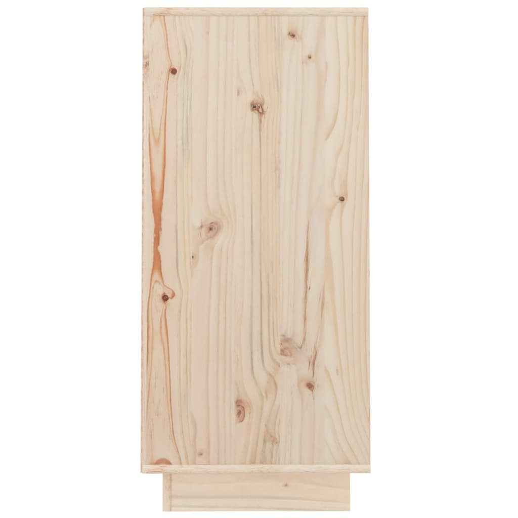 Mesa Consola De Madera Maciza De Pino 60x34x75 Cm / Vetonek_5