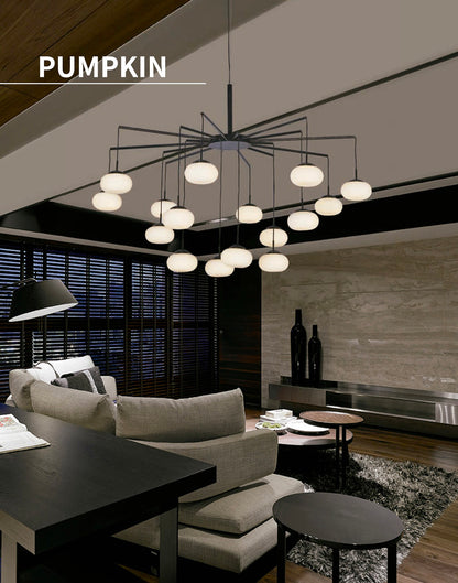 Lámpara Colgante Led Pumpkin, 37w, Blanco Cálido_2