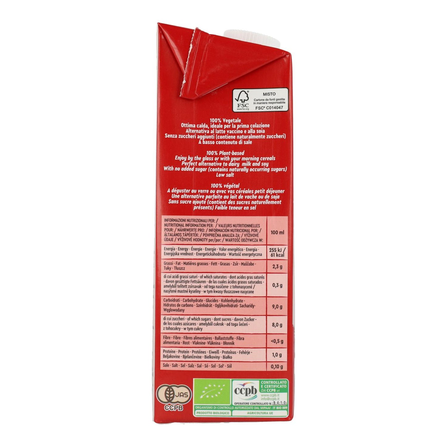 Bebida de Aveia Mio Barista BIO Primavena 1 L