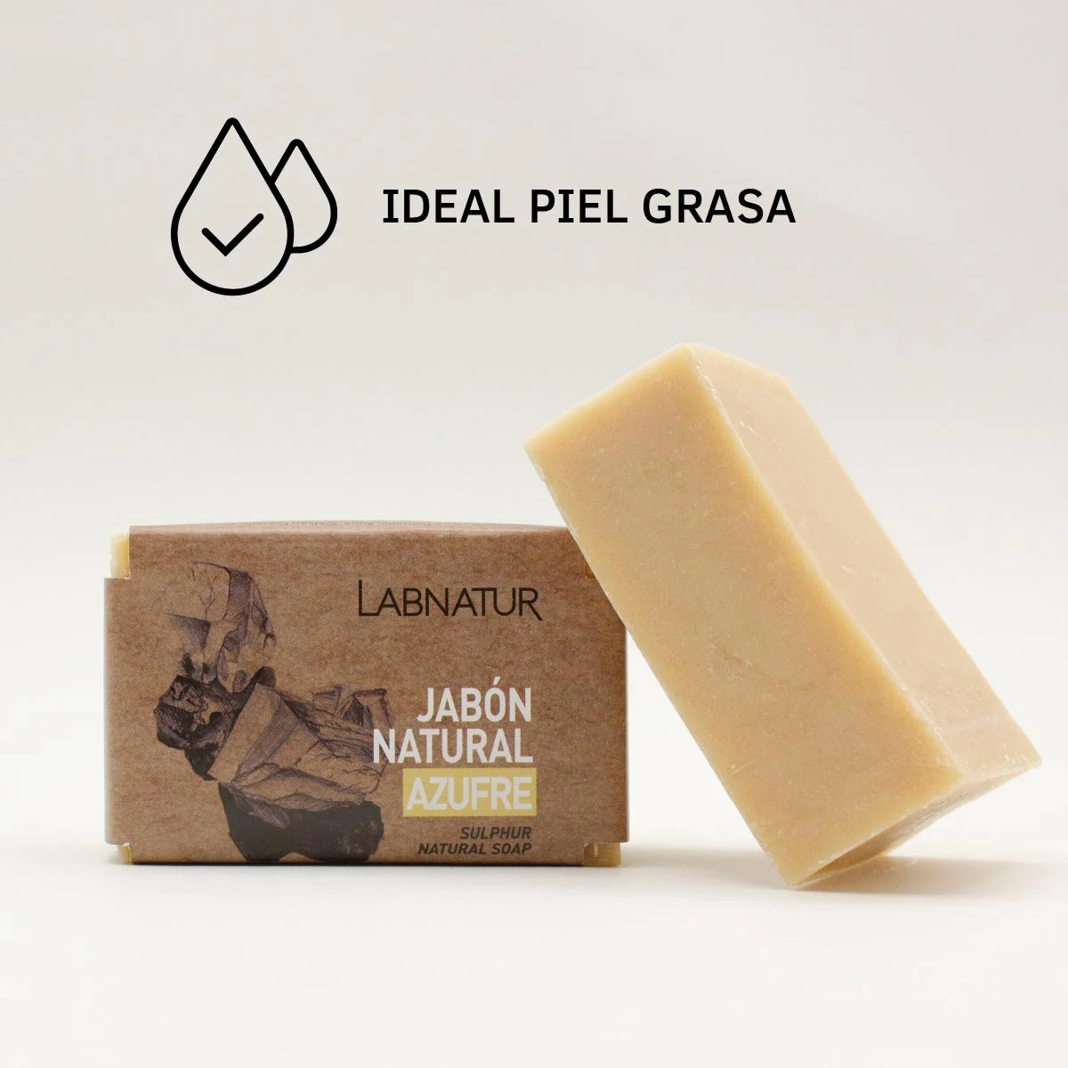 Jabón Natural Azufre Labnatur 100 G | Piel Grasa Y Acné | Purificante | Control Sebo_2