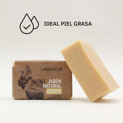 Jabón Natural Azufre Labnatur 100 G | Piel Grasa Y Acné | Purificante | Control Sebo_2