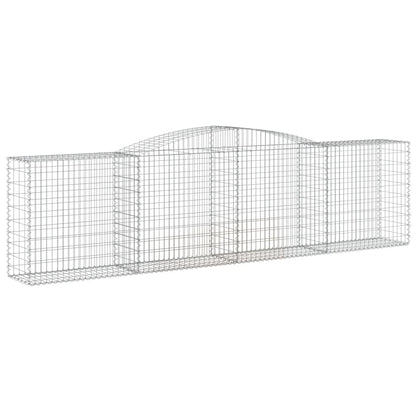 Cestas De Gaviones 10 Uds Forma De Arco Hierro 400x50x100/120cm_2