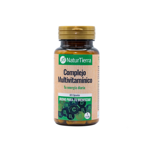 Complexo multivitamínico, 60 cápsulas. NaturTierra