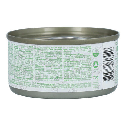 Kit Cat Canned Gravy - Frango e Ovo de Codorniz 70g Ração húmida para gatos com molho