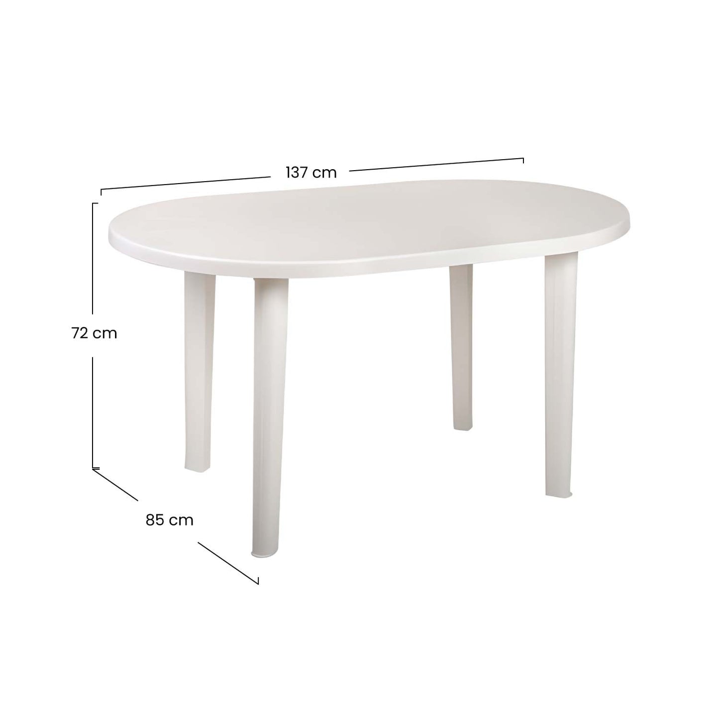 Mesa De Resina Oval Breeze 137x85x72cm 7house_1