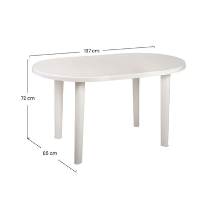 Mesa De Resina Oval Breeze 137x85x72cm 7house_1