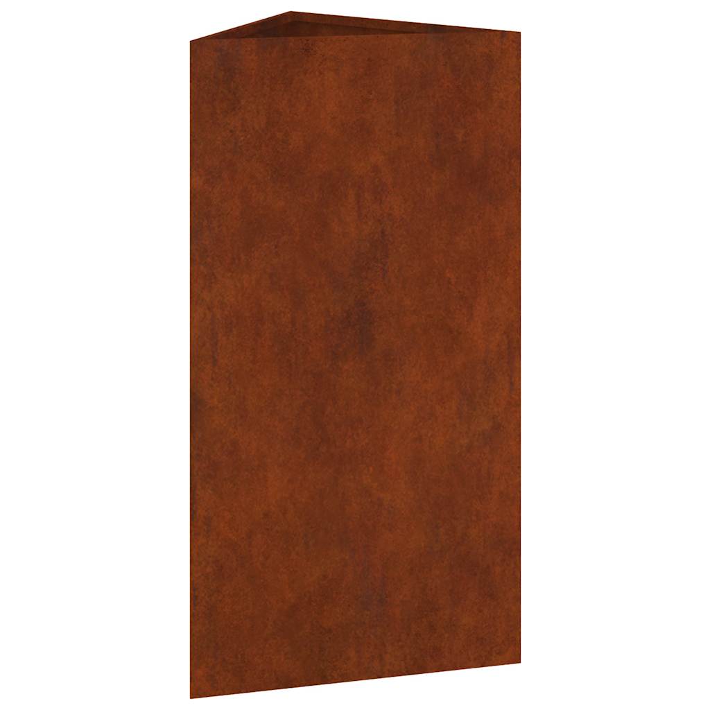 Jardinera De Acero Corten 40x34,5x75 Cm_2