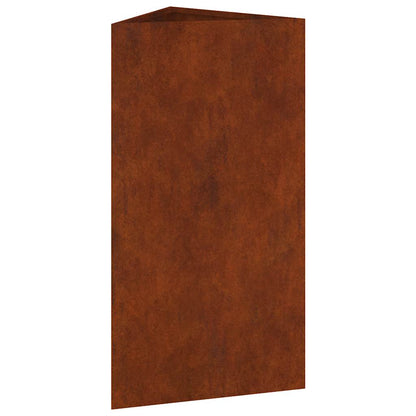 Jardinera De Acero Corten 40x34,5x75 Cm_2