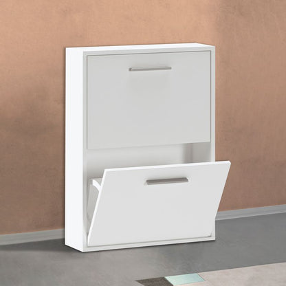 Zapatero Home 2 Puertas Melamina, Blanco, 53 X 73 X 18_3