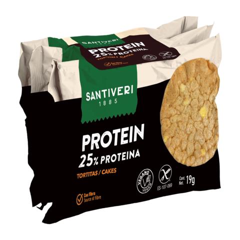 Panquecas de proteína sem glúten Santiveri - 3 embalagens de 57g