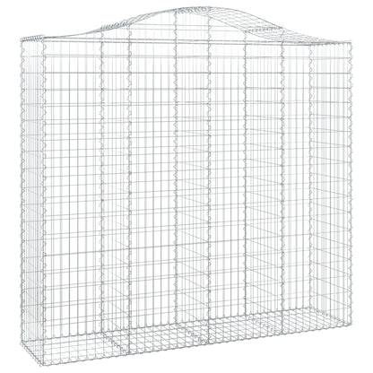 Cestas De Gaviones 3 Uds Forma De Arco Hierro 200x50x180/200 Cm_2