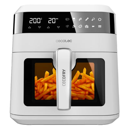 Freidora De Aire Sin Aceite De 6 L Cecofry Experience Window White 6000 Air Fryer. 1300 W, Perfectcook, Temperatura Regulable, Ventana, Panel De Con_0