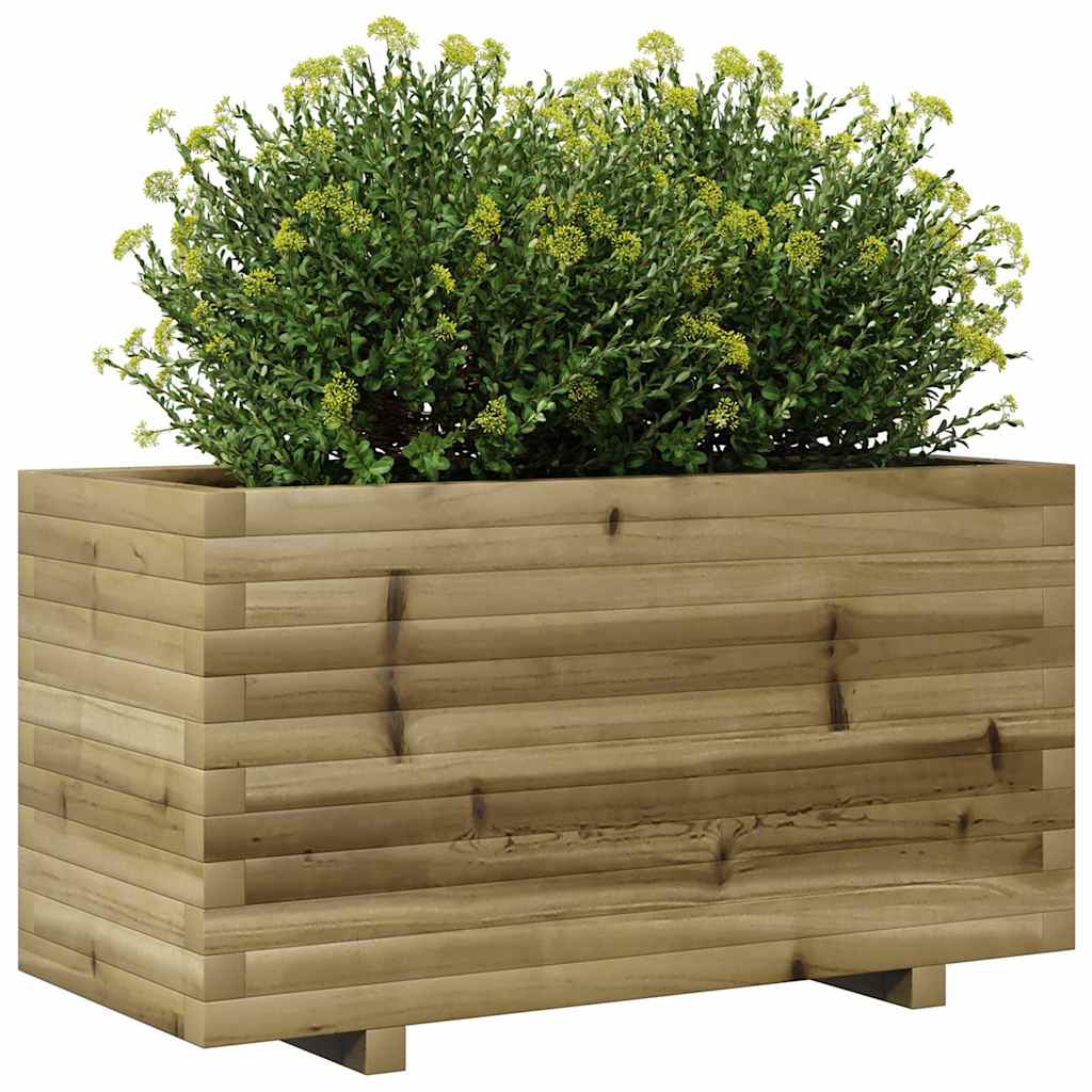 Jardinera Madera De Pino Impregnada 90x40x49,5 Cm_3